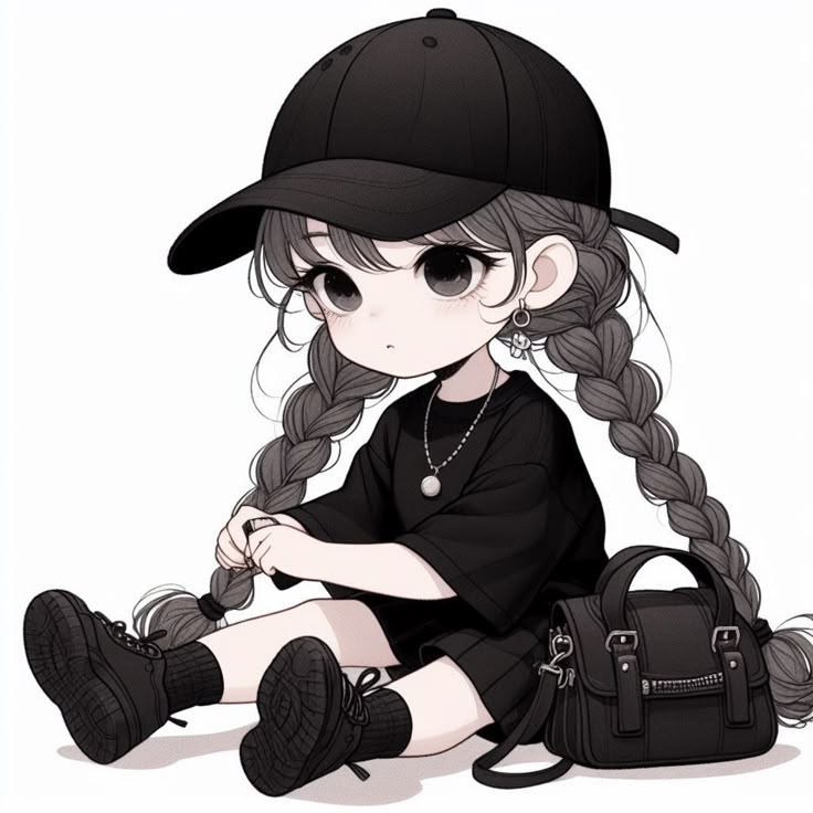 Avatar chibi nữ ngầu 